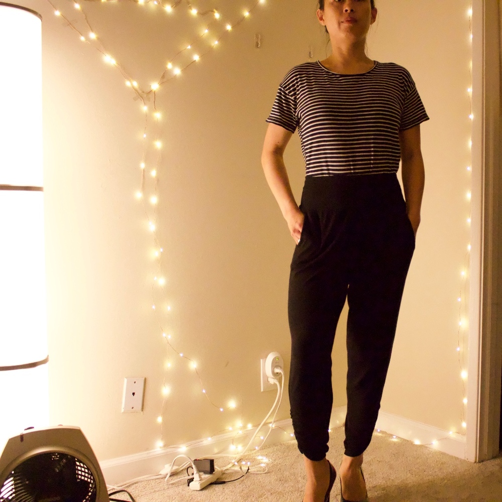 Fighting Eel Black Pants Size XS